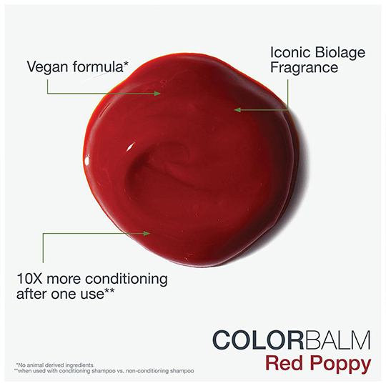 Biolage ColorBalm Red Poppy Color Depositing Conditioner 250ml