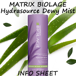 Matrix Biolage Hydrasource Dewy Mist Info