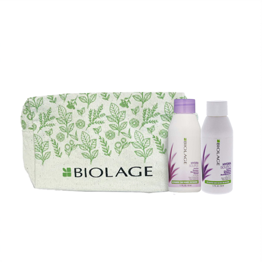 Biolage Hydrasource Mini Duo in Travel Pouch (Shampoo & Conditioner 50ml)