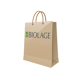 Biolage Paper Retail Bags -Singles