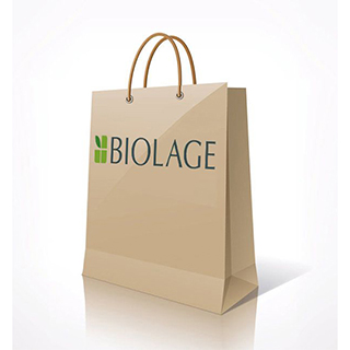 NEW BIOLAGE PAPER RETAIL BAGS 2014 (PK 20)