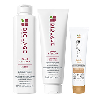 Biolage Bond Therapy Trio - Shampoo, Conditioner, Blow Dry Cream