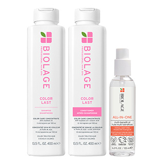 Biolage Colorlast TRio - Shampoo, Conditioner and Pre Shampoo Oil