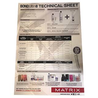 Bond Ultim8 Technical Guide (Wall Chart)