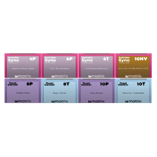 Matrix New Silver Linings Color Sync and Tonal Control Pack - Contains 1 of each new shade, high ris