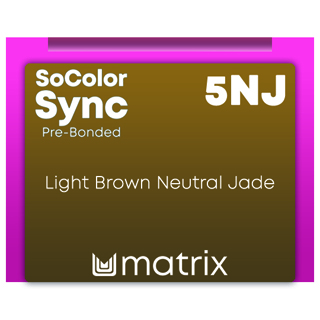 New Color Sync Pre-Bonded 5NJ LIght Brown Neutral Jade 90ml