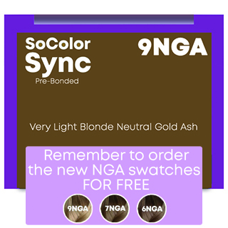 New Sync pre-bonded Acidic Bronde 9NGA 90ML