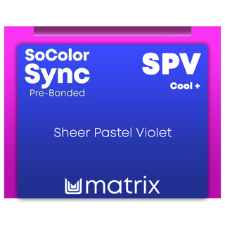 New Color Sync Pre-Bonded SPV Sheer Pastel Violet 90ml