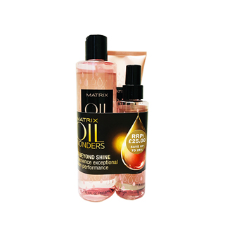 Oil Wonders Volume Rose Gift Trio Shampoo,Conditioner &amp; Oil