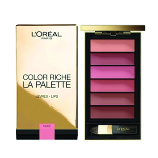 LOREAL PARIS COLOR RICHE LIP PALETTE NUDE
