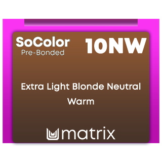 New SoColor Pre-Bonded 10Nw Extra Light Blonde Neutral Warm 90ml