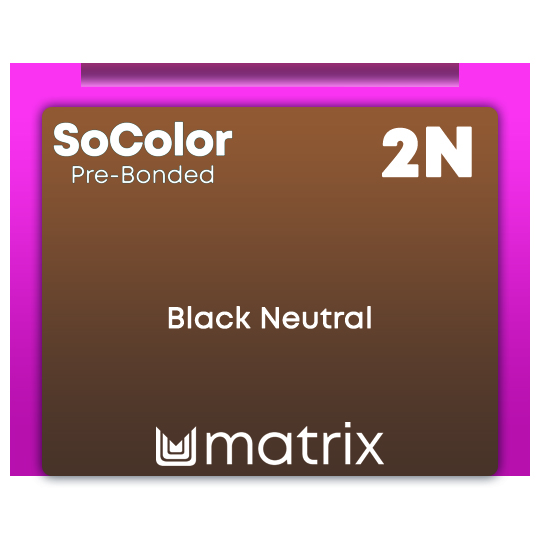 New SoColor Pre-Bonded 2N Black Neutral 90ml