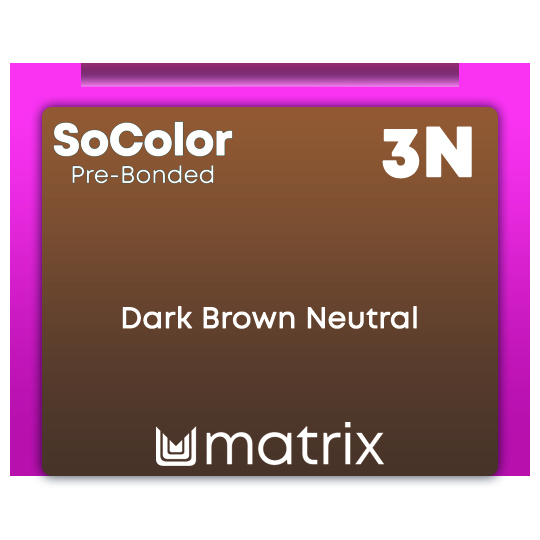 New SoColor Pre-Bonded 3N Dark Brown Neutral 90ml