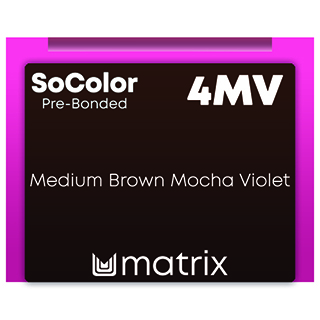 Socolor pre-bonded 4MV Medium Brown Mocha Violet 90ml