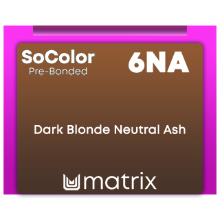 New SoColor Pre-Bonded 6NA Dark Blonde Neutral Ash 90ml