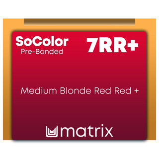 New SoColor Pre-Bonded 7RR+ 90ml