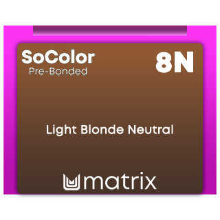 New SoColor Pre-Bonded 8N Light Blonde Neutral 90ml