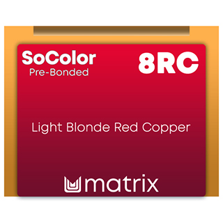 New Socolor Beauty Pre Bonded 8RC Light Blonde Red Copper 90ml