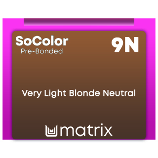 New SoColor Pre-Bonded 9N Very Light Blonde Neutral 90ml