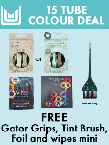2024 Buy Any 15 Tubes of Matrix Colour Get Framar Clips, Tint Brush and Samples Foc