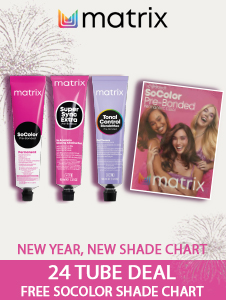 2026 Buy Any 24 Tubes of Matrix Colour and Get A Socolor Shade Chart Foc
