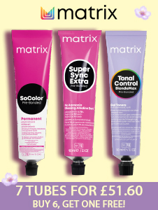 2026 Matrix Colour Deal - Buy Any 6 Tubes Get 1 Foc