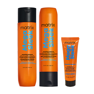 2026 Matrix Mega Sleek Retail Duo, Contains 300ml Shampoo, Conditioner & 30ml Mask