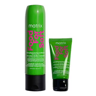 2026 Matrix Mini Me Duo - Food For Soft Conditioner 300ml with FOC 50ml