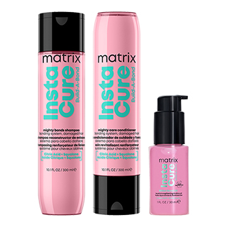 New Matrix Instacure Bond Repair Trio Includes 300ml Shampoo, 300ml Conditioner and 30ml Oil