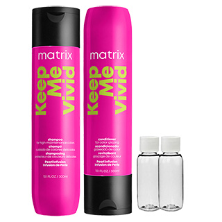 Matrix Home and Away Keep Me Vivid Sulphate Free Colour Maintenance Travel Bag