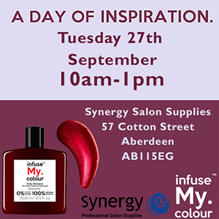 Infuse My Colour Course - A Day of Inspiration in Aberdeen Tuesday 27th September 10am-1pm