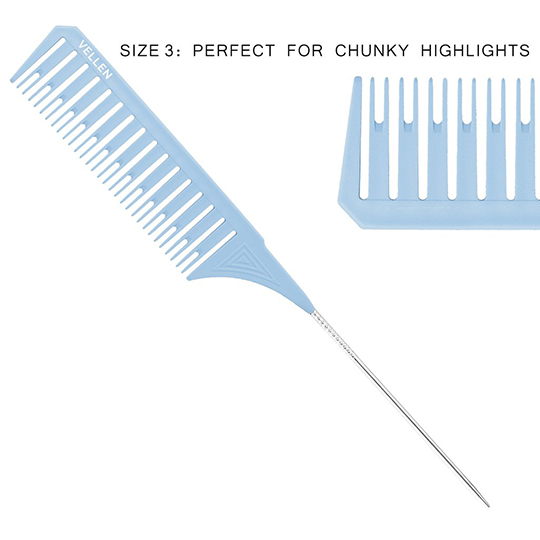 Vellen Weave Comb Blue Set of 3 Sizes