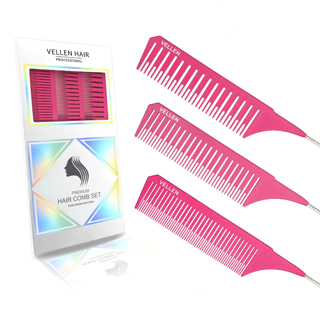 Vellen Weave Comb Pink Set of 3 Sizes