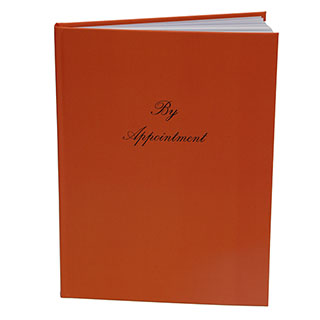 Orange Appointment Book 6 Column
