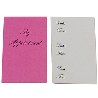 Pink Appointment Cards (100)