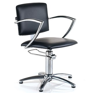 ATLAS STYLING CHAIR BLACK - HYDRAULIC U PUMP