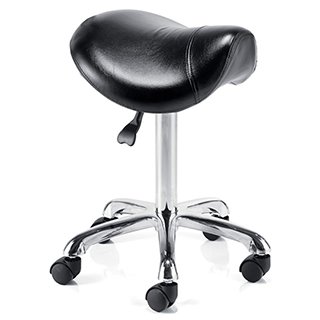 REM SADDLE STOOL - BLACK