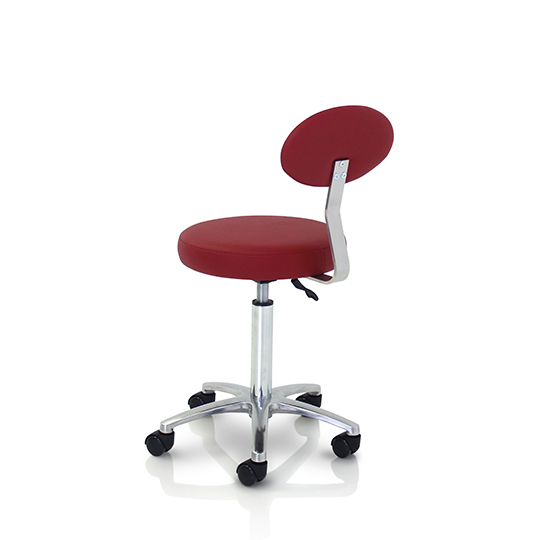 REM Cutting Therapist Stool with Backrest - Colours