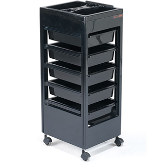 Rem Studio Trolley - Black Flat Top