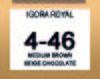 IGORA NUDES TONES 4/46 MEDIUM BROWN BEIGE CHOCOLATE