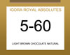 Igora Royal Absolutes 5/60 Light Brown Choc Nat 60ml
