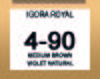 Igora Royal Absolutes 4/90 Med Brown Violet Nat 60ml