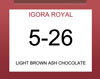 * IGORA ROYAL METALLICS 5-26 LIGHT BROWN ASH CHOCOLATE 60ML