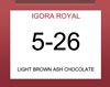 * Igora Royal Metallics 5-26 Light Brown Ash Chocolate 60ml