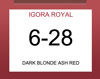 * IGORA ROYAL METALLICS 6-28 DARK BLONDE ASH RED