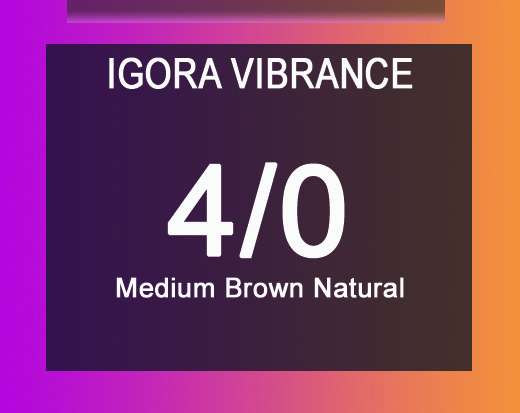 Igora Vibrance 4/0 Medium Brown Natural 60ml