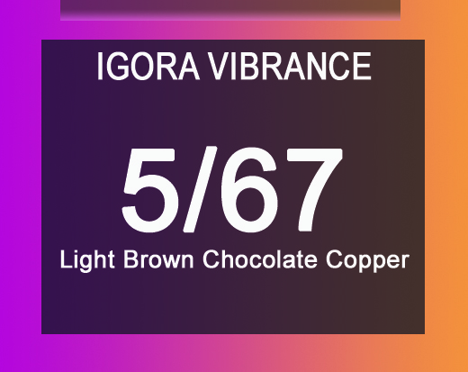 Igora Vibrance 5/67 Light Brown Chocolate Copper 60ml