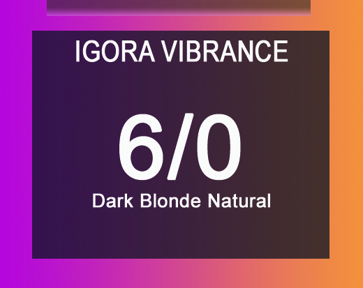 Igora Vibrance 6/0 Dark Blonde Natural 60ml
