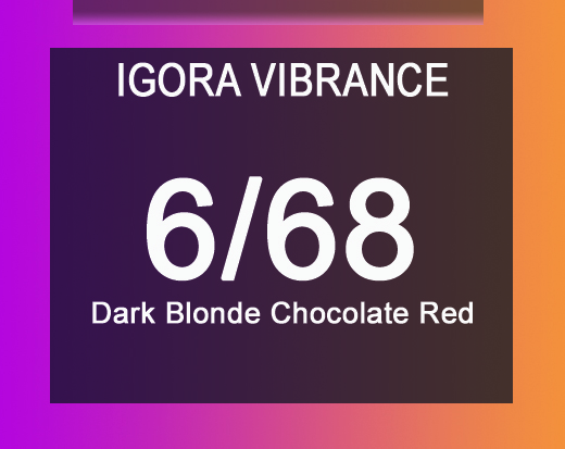 Igora Vibrance 6/68 Dark Blonde Chocolate Red 60ml