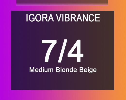 Igora Vibrance 7/4 Medium Blonde Beige 60ml